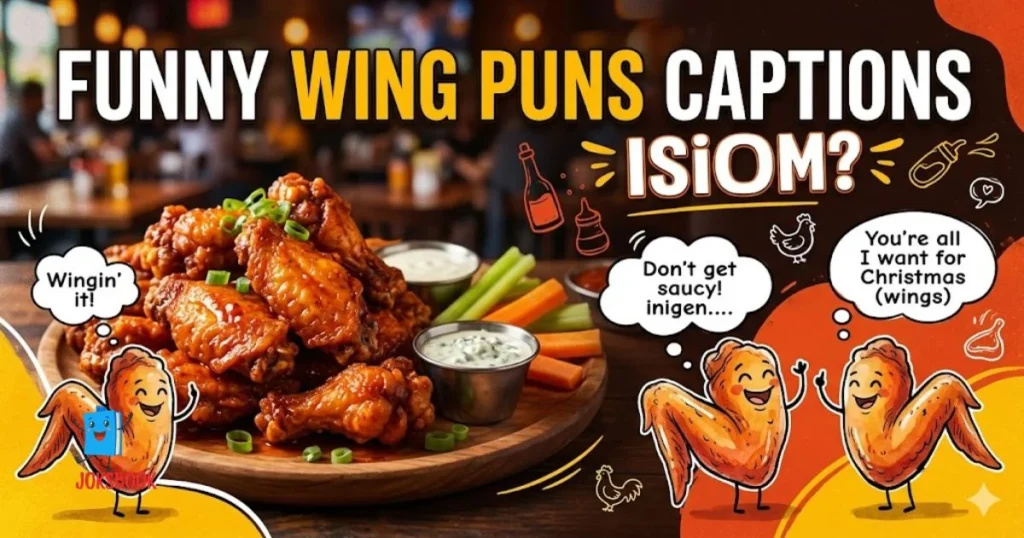 Funny Wing Puns Caption