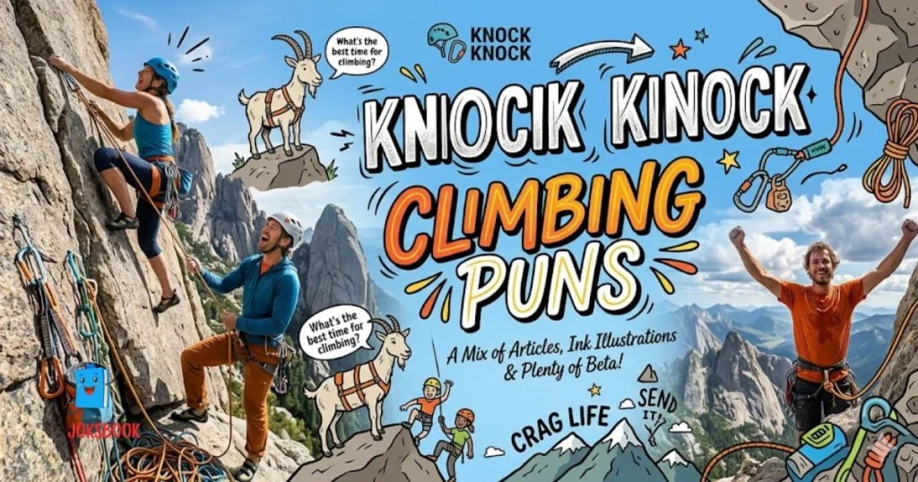 Knock Knock Climbing Puns