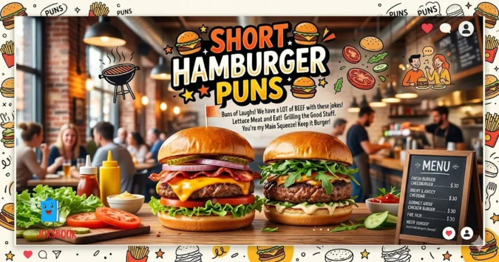 Short Hamburger Puns