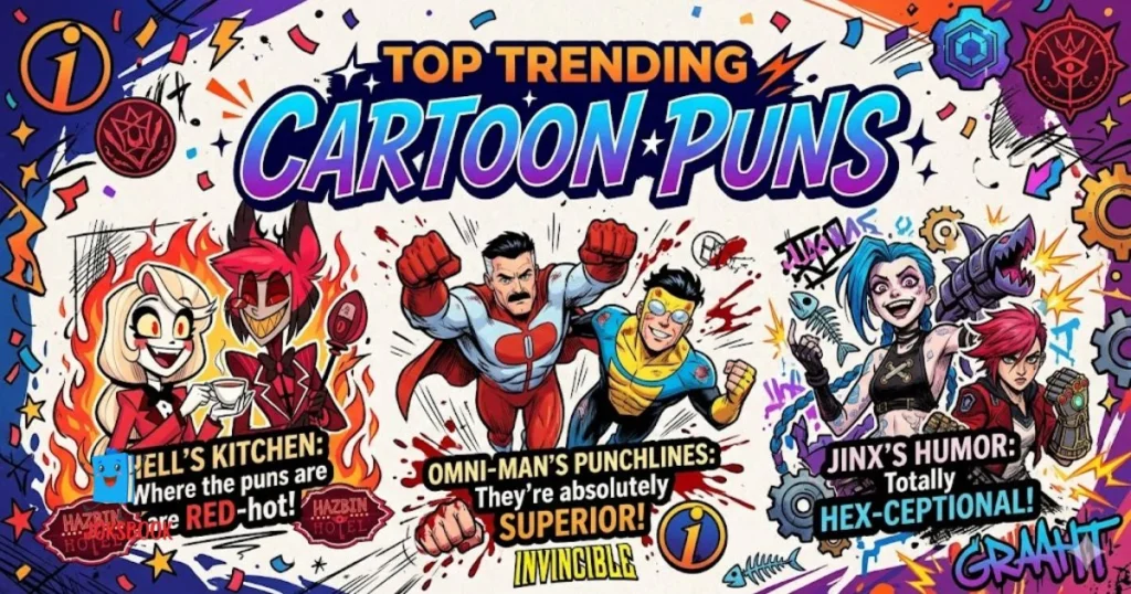 Top Trending Cartoon Puns
