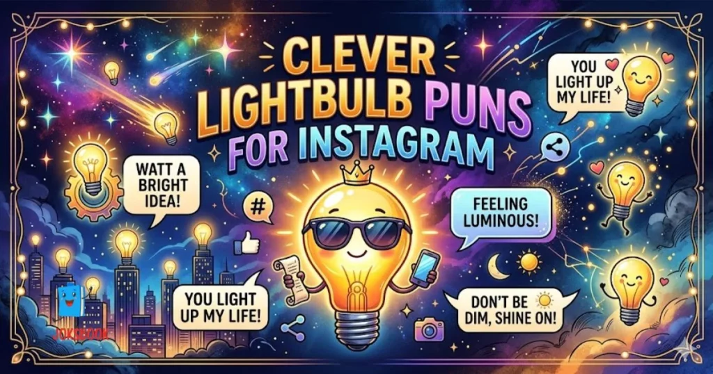 Clever Lightbulb Puns For Instagram