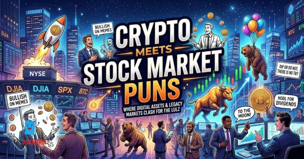 Crypto Meets Stock Market Puns