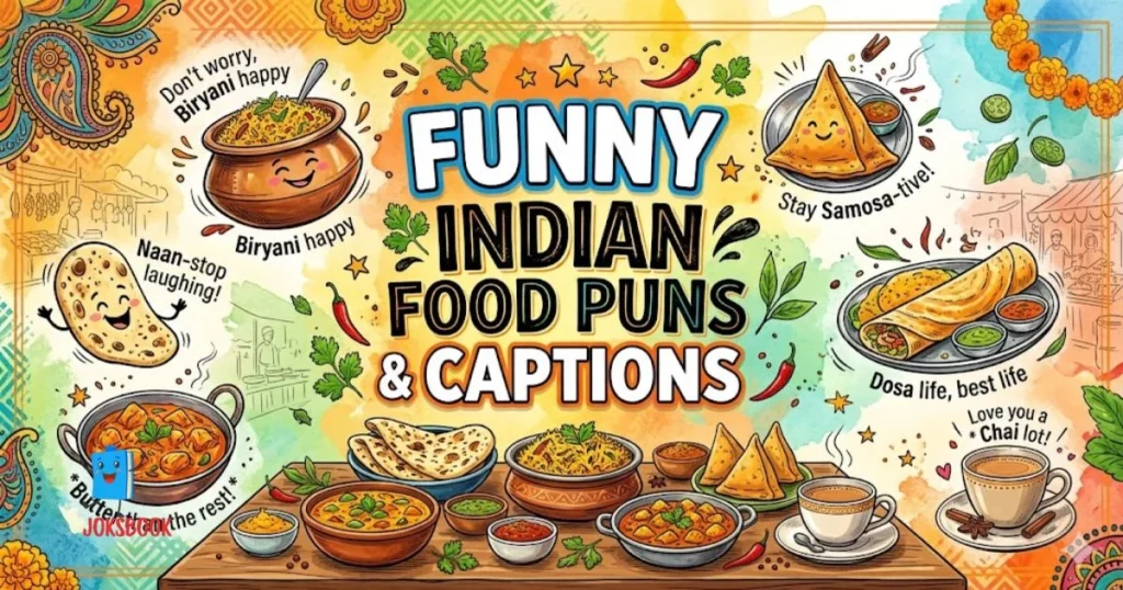 Funny Indian Food Puns Captions