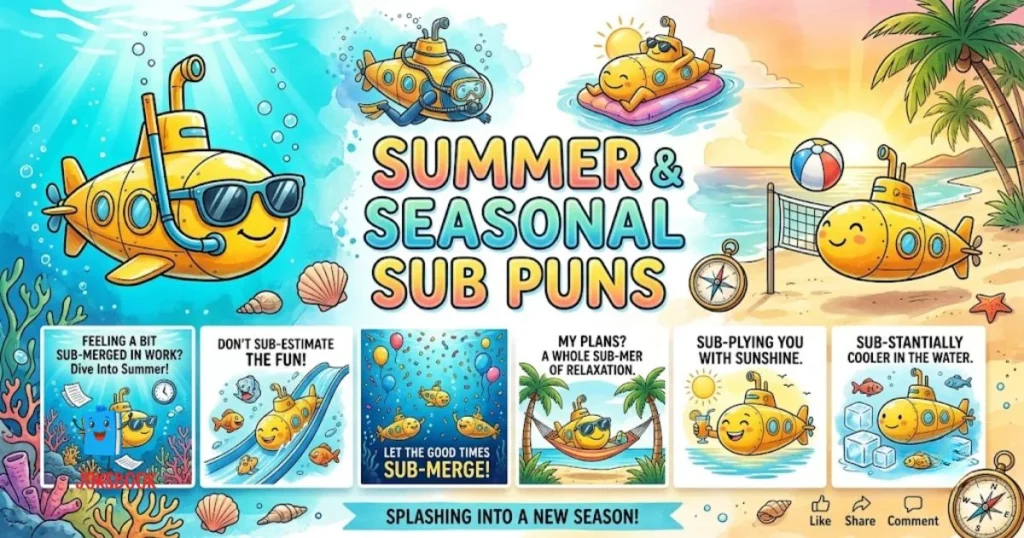 Summer And Seasonal Sub Puns